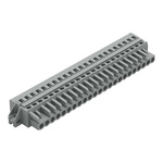 Wago 231 Series Pluggable Connectors, 23-Pole, Female, 23-Way, Cable Mount, 16A