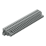 Wago 231 Series Pluggable Connectors, 24-Pole, Female, 24-Way, Cable Mount, 16A