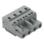 Wago 231 Series Connector, 4-Pole, Female, 4-Way, Cable Mount, 15A