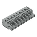 Wago 231 Series Connector, 9-Pole, Female, 9-Way, Cable Mount, 15A