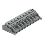 Wago 231 Series Connector, 9-Pole, Female, 9-Way, Cable Mount, 15A