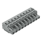 Wago 231 Series Connector, 10-Pole, Female, 10-Way, Cable Mount, 15A