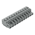 Wago 231 Series Pluggable Connector, 11-Pole, Female, 11-Way, Snap-In, 16A