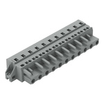 Wago 231 Series Pluggable Connector, 11-Pole, Female, 11-Way, Panel Mount, 16A