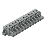 Wago 231 Series Connector, 12-Pole, Female, 12-Way, Cable Mount, 15A