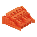 Wago 231 Series Pluggable Connector, 4-Pole, Female, 4-Way, Snap-In, 16A