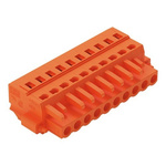 Wago 231 Series Connector, 10-Pole, Female, 10-Way, Push-In, 16A