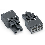 Wago 770 Series Socket, 2-Pole, Female, Cable Mount, 25A, IP20
