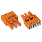 Wago 770 Series Socket, 3-Pole, Female, Cable Mount, 25A, IP20