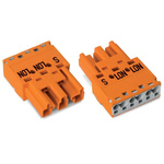 Wago 770 Series Plug, 3-Pole, Cable Mount, 25A, IP20