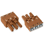 Wago 770 Series Socket, 3-Pole, Female, Cable Mount, 25A, IP20