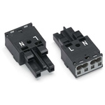 Wago 770 Series Socket, 2-Pole, Female, Cable Mount, 25A, IP20