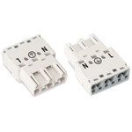 Wago 770 Series Plug, 3-Pole, Cable Mount, 25A, IP20