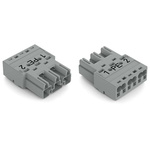 Wago 770 Series Plug, 3-Pole, Cable Mount, 25A, IP20