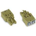 Wago 770 Series Socket, 2-Pole, Female, Cable Mount, 25A, IP20