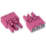 Wago 770 Series Socket, 3-Pole, Female, Cable Mount, 25A, IP20
