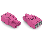 Wago 770 Series Plug, 2-Pole, Cable Mount, 25A, IP20