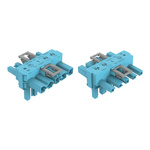 Wago 770 Series Distribution Connector, 5-Pole, Female, Male, Cable Mount, 25A, IP20