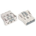 Wago 770 Series Plug, 3-Pole, Snap-In, 25A, IP20