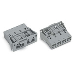 Wago 770 Series Plug, 4-Pole, Snap-In, 25A, IP20