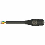 Wieland RST20i3 Series Cable Assembly, 3-Pole, Female, 16A, IP66, IP68