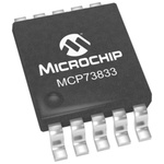 Microchip MCP73833-AMI/UN, Battery Charge Controller IC, 3.75 to 6 V 10-Pin, MSOP