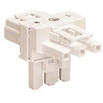 Wago 770 Series Distribution Block, 3-Pole, Female, Male, 3-Way, 25A