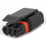 TE Connectivity SlimSeal Connector Miniature Series Miniature, 3-Pole, Male, 3-Way, Cable Mount, 5A, IP67