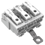 Wago 294 Series Power Supply Connector, 3-Pole, Female, 24A