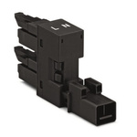 Wago 890 Series, 2-Pole, Female, 1(Input), 2(outputs)-Way