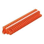 Wago 231 Series Pluggable Connector, 23-Pole, Female, 23-Way, Snap-In, 16A