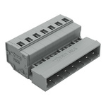 Wago 231 Series Connector, 7-Pole, Male, 7-Way, Plug-In, 15A
