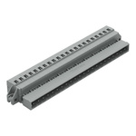 Wago 231 Series Pluggable Connector, 22-Pole, Male, 22-Way, Feed Through, 15A