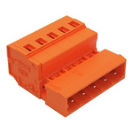 Wago 231 Series Pluggable Connector, 5-Pole, Male, 5-Way, Snap-In, 12A