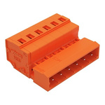 Wago 231 Series Pluggable Connector, 6-Pole, Male, 6-Way, Snap-In, 12A