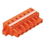 Wago 231 Series Connector, 7-Pole, Female, 7-Way, Snap-In, 16A