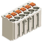 Wago 2091 Series Pluggable Connector, 8-Pole, Female, 6-Way, Push-In, 10A