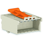 Wago 2091 Series Connector, 8-Pole, Male, 8-Way, Push-In, 15A