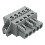 Wago 231 Series Pluggable Connector, 5-Pole, Female, 5-Way, Snap-In, 16A