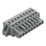 Wago 231 Series Connector, 9-Pole, Female, 9-Way, Feed Through, 16A