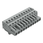Wago 231 Series Connector, 11-Pole, Female, 11-Way, Snap-In, 16A