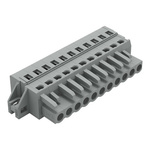 Wago 231 Series Connector, 11-Pole, Female, 11-Way, Snap-In, 16A