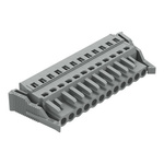 Wago 231 Series Connector, 12-Pole, Female, 12-Way, Snap-In, 16A