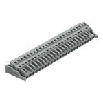 Wago 231 Series Connector, 24-Pole, Female, 24-Way, Snap-In, 16A