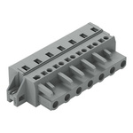 Wago 231-207 Series Pluggable Connector, 7-Pole, Female, 7-Way, Feed Through, 16A