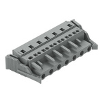 Wago 231 Series Pluggable Connector, 7-Pole, Female, 7-Way, Snap-In, 16A