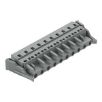Wago 231 Series Connector, 10-Pole, Female, 10-Way, Cable Mount, 15A