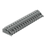 Wago 231 Series Connector, 16-Pole, Female, 16-Way, Cable Mount, 15A