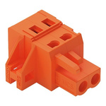Wago 231 Series Pluggable Connector, 2-Pole, Female, 2-Way, Panel Mount, 16A