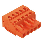 Wago 231 Series Pluggable Connector, 5-Pole, Female, 5-Way, Cable Mount, 16A